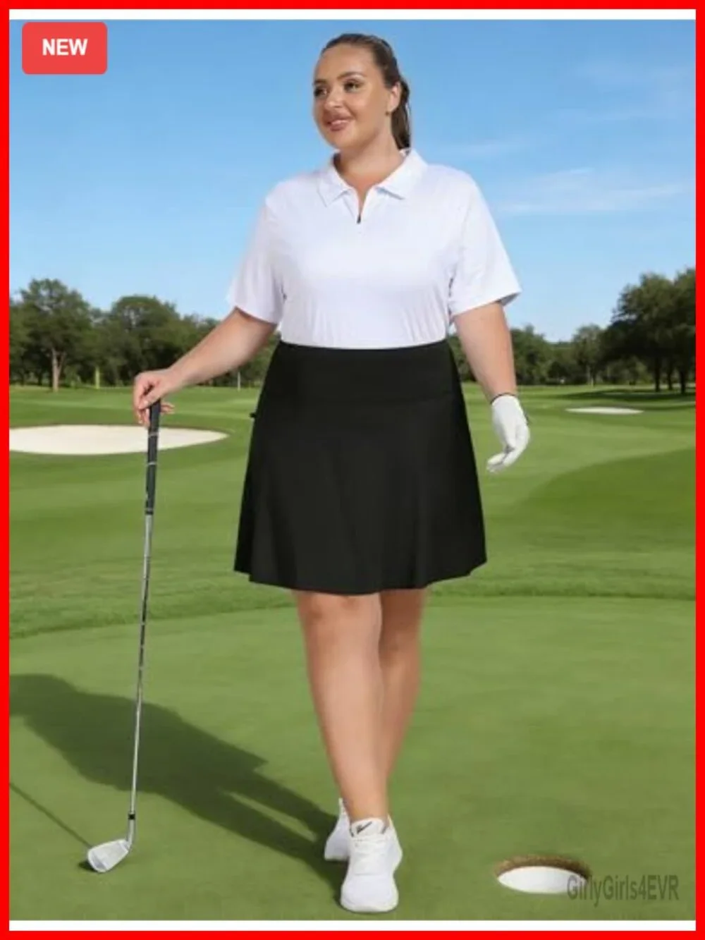 Plus Size Athletic Skort 20